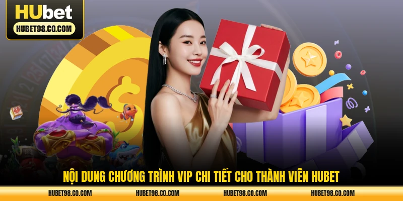 Nội dung chương trình VIP chi tiết cho thành viên HUBET
